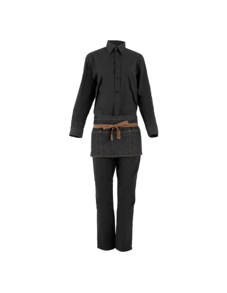 Tablier limonadier Chef Works Memphis noir - 585x305 mm