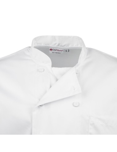 Veste de cuisine mixte blanche Chef Works Calgary Cool Vent L