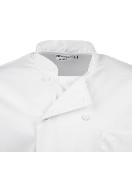 Veste de cuisine mixte blanche Chef Works Calgary Cool Vent L