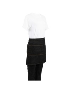 Tablier serveur court Chef Works Memphis noir - 100% coton 2