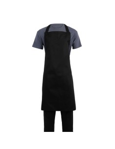 Tablier bavette noir XL Whites - Protection professionnelle