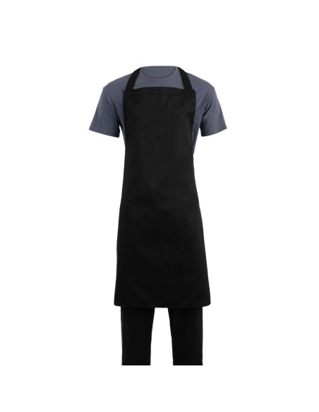 Tablier bavette noir XL Whites - Protection professionnelle