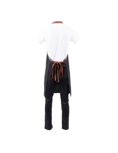 Tablier bavette Memphis Chef Works indigo - 100% coton