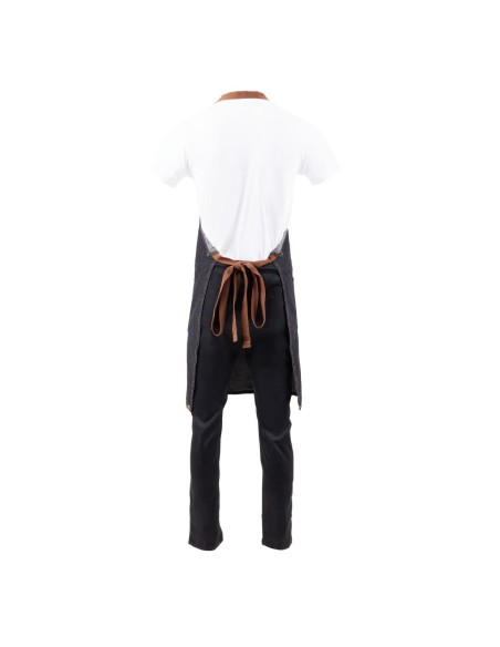 Tablier bavette Memphis Chef Works indigo - 100% coton