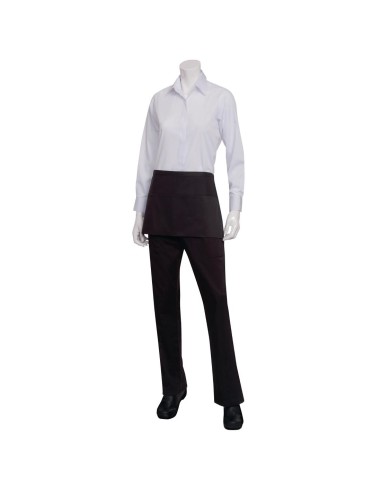 Tablier noir Chef Works - Demi-tabliers mixte
