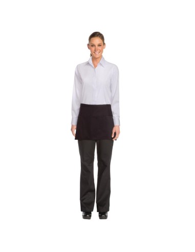 Tablier noir Chef Works - Demi-tabliers mixte
