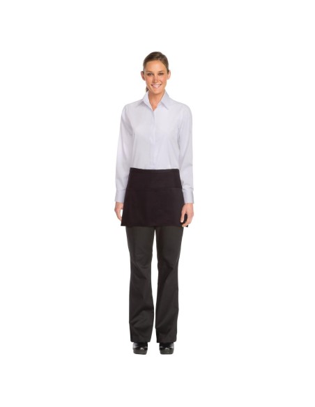 Tablier noir Chef Works - Demi-tabliers mixte