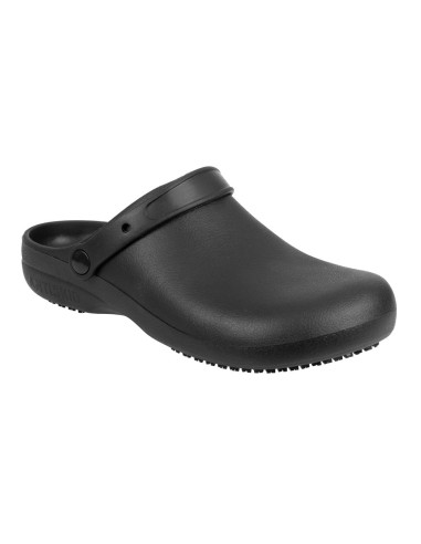 Nisbets Essentials Chefs Clog Black 4243 - Sabots anti-dérapants
