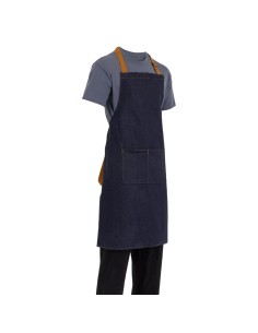 Tablier bavette Southside bleu denim - 700x1000 mm