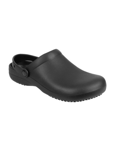 Nisbets Essentials Chefs Clog Black 3839 - Sabots antidérapants