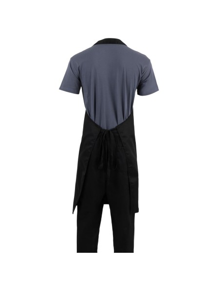 Tablier bavette noir XL Whites - Protection professionnelle