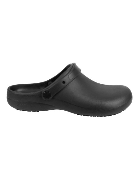 Nisbets Essentials Chefs Clog Black 4041 - sabots antidérapants
