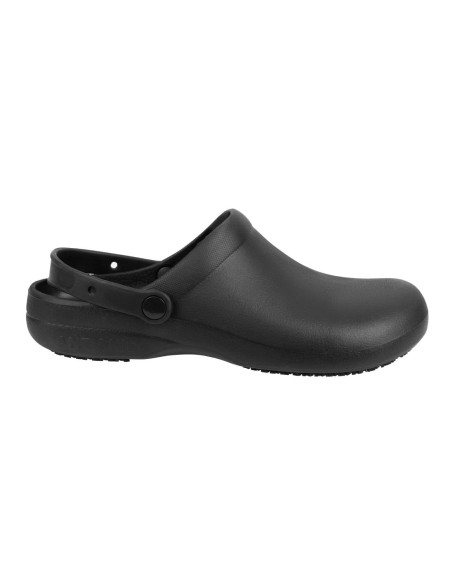 Nisbets Essentials Chefs Clog Black 4041 - sabots antidérapants