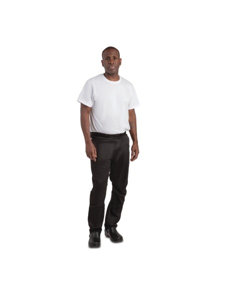 Pantalon de cuisine Southside noir M - Slim et respirant