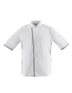 Veste de cuisine blanche à manches courtes Southside M