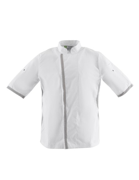 Veste de cuisine blanche à manches courtes Southside M