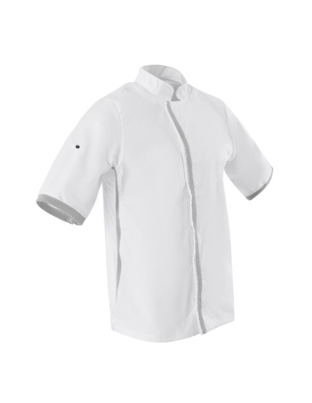 Veste de cuisine blanche à manches courtes Southside M