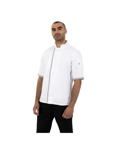 Veste de cuisine blanche à manches courtes Southside XS