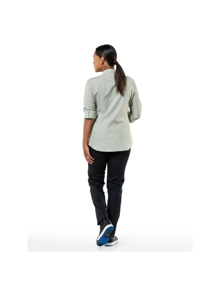 Veste de cuisine femme verte Chaud Devant - taille S