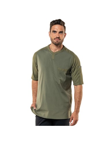 T-shirt mixte manches courtes Vert L Chaud Devant Valente UFX