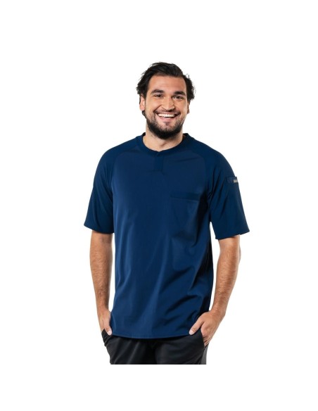 T-shirt mixte Chaud Devant Valente UFX marine L - Coupe droite
