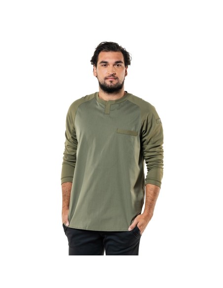 T-shirt manches longues Chaud Devant Valente UFX vert L