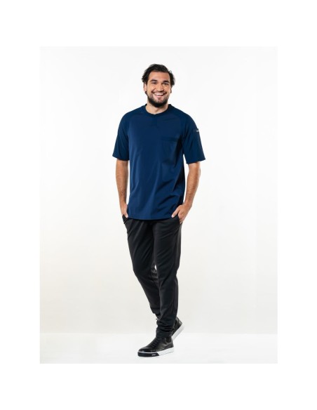 T-shirt mixte Chaud Devant Valente UFX marine L - Coupe droite