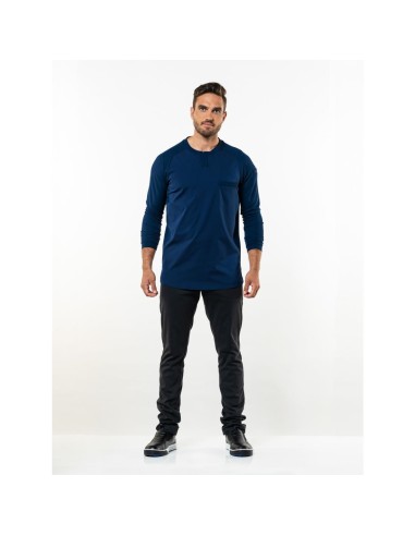T-shirt manches longues Chaud Devant Valente UFX marine M
