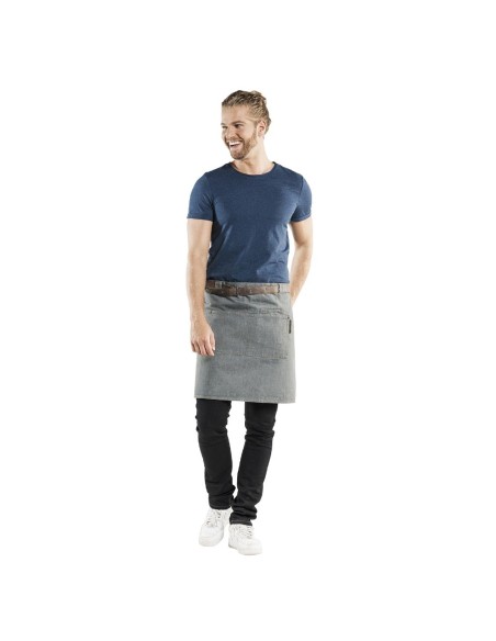 Tablier mixte Chaud Devant Forene Denim gris 70x50 cm