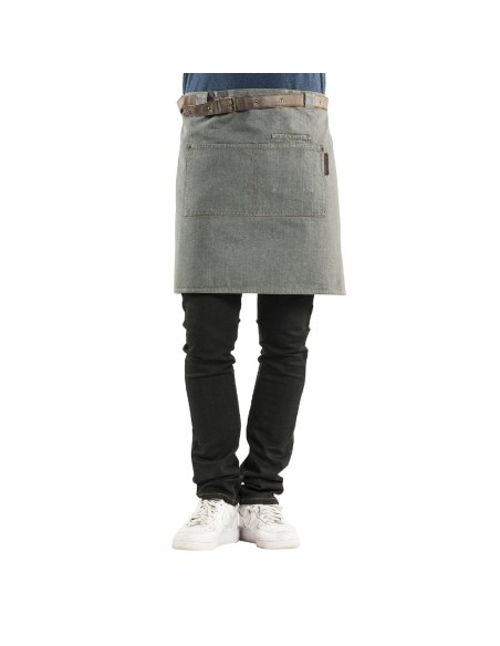 Tablier mixte Chaud Devant Forene Denim gris 70x50 cm
