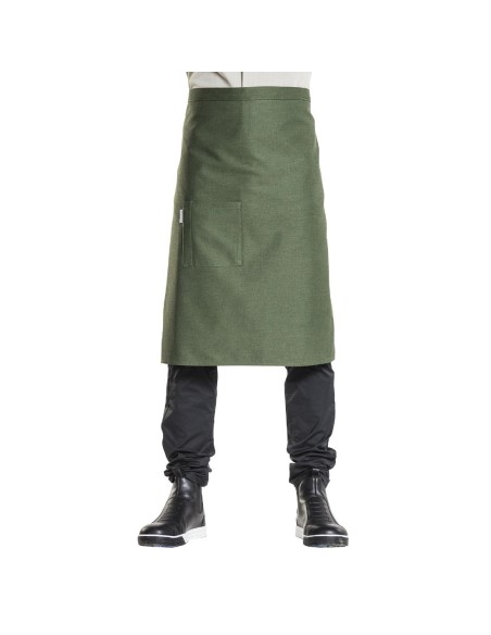 Tablier mixte Chaud Devant Nordic vert 90x65 cm