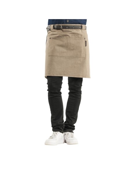 Tablier mixte Chaud Devant Forene Denim marron 70x50 cm