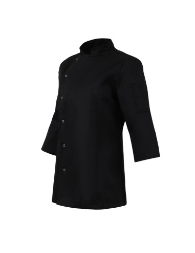Veste de cuisinier femme ajustée Whites noire M
