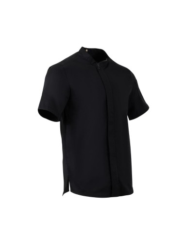 Veste de cuisinier Southside Harlem noire L - maille respirante
