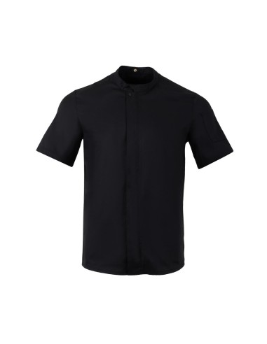 Veste cuisinier Southside Harlem noire M - maille respirante