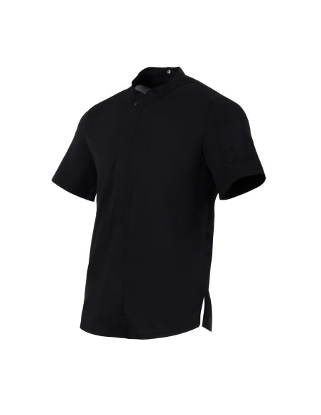 Veste de cuisinier Southside Harlem noire S - maille respirante