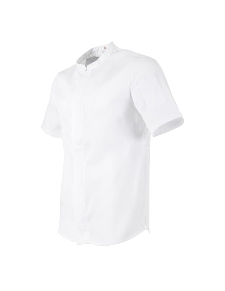 Veste de cuisinier Southside Harlem blanche M - légère et respirante