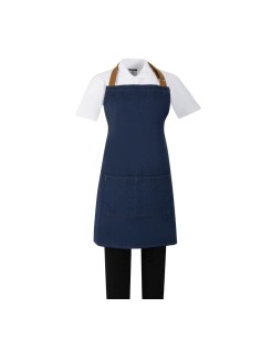 Tablier court Southside denim bleu - taille unique