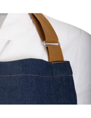 Tablier court Southside denim bleu - taille unique