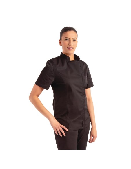 Veste cuisine femme Springfield Chef Works noire S