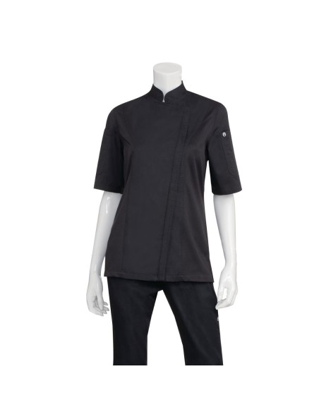 Veste cuisine femme Springfield Chef Works noire XXL