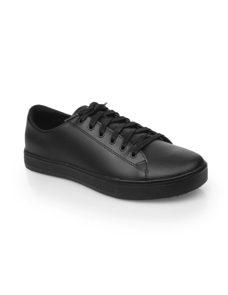 Shoes for Crews Old School Trainers Black 43 - Baskets en cuir