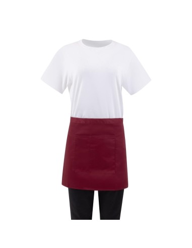 Tablier serveur court Whites bordeaux - 750x373 mm