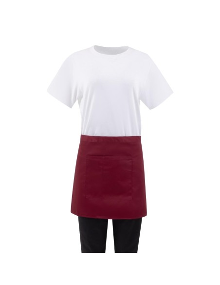 Tablier serveur court Whites bordeaux - 750x373 mm