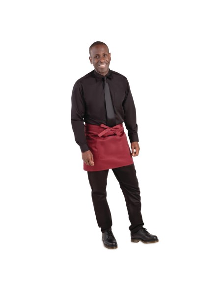 Tablier serveur court Whites bordeaux - 750x373 mm