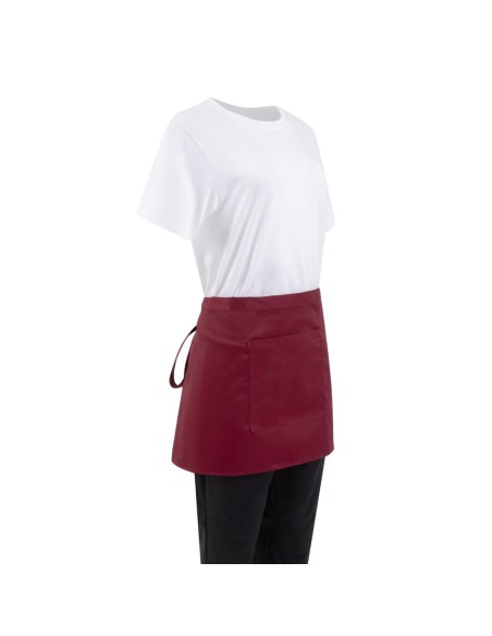 Tablier serveur court Whites bordeaux - 750x373 mm