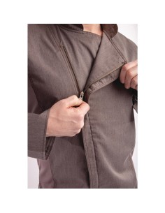 Veste de cuisine légère Hartford Chef Works gris - S 2