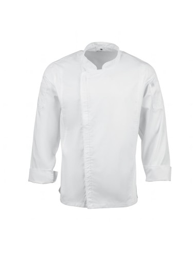 Veste de cuisine légère Hartford Chef Works Urban blanche L