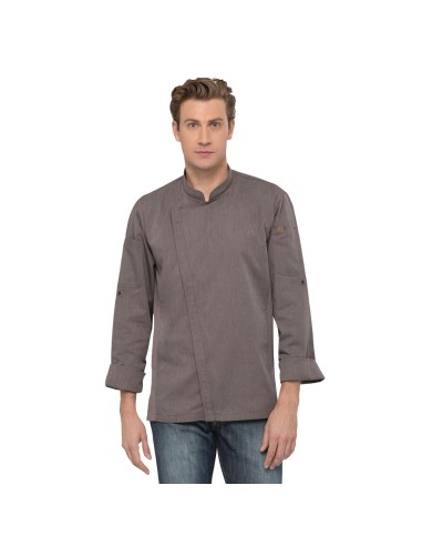 Veste de cuisine légère Hartford Chef Works gris - M