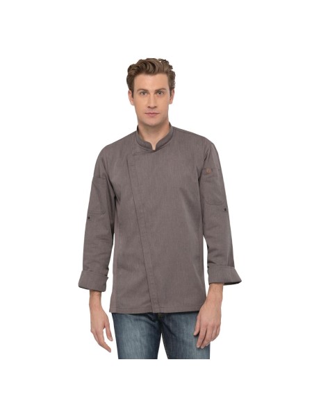 Veste de cuisine légère Hartford Chef Works gris - S